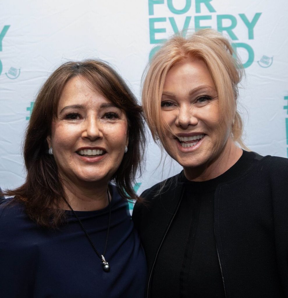 Deborra lee Furness Lisa Dibb at Parliamentary Friends Aug 2018 after 10 successful years working together finally a photo together