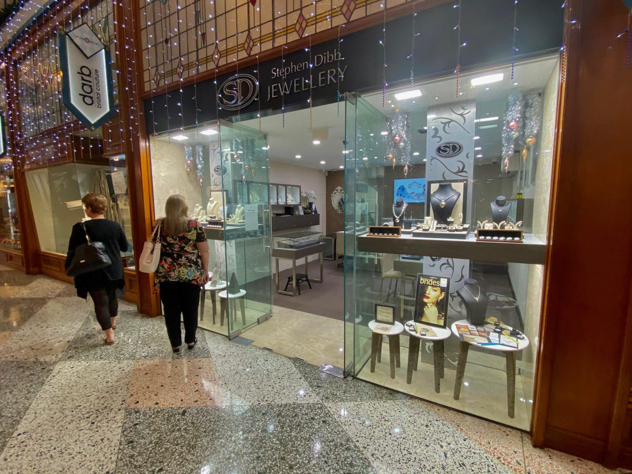 Brisbane Arcade Store Front Stephen Dibb Jewellery